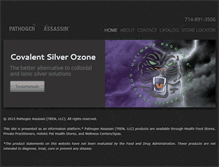 Tablet Screenshot of pathogenassassin.com